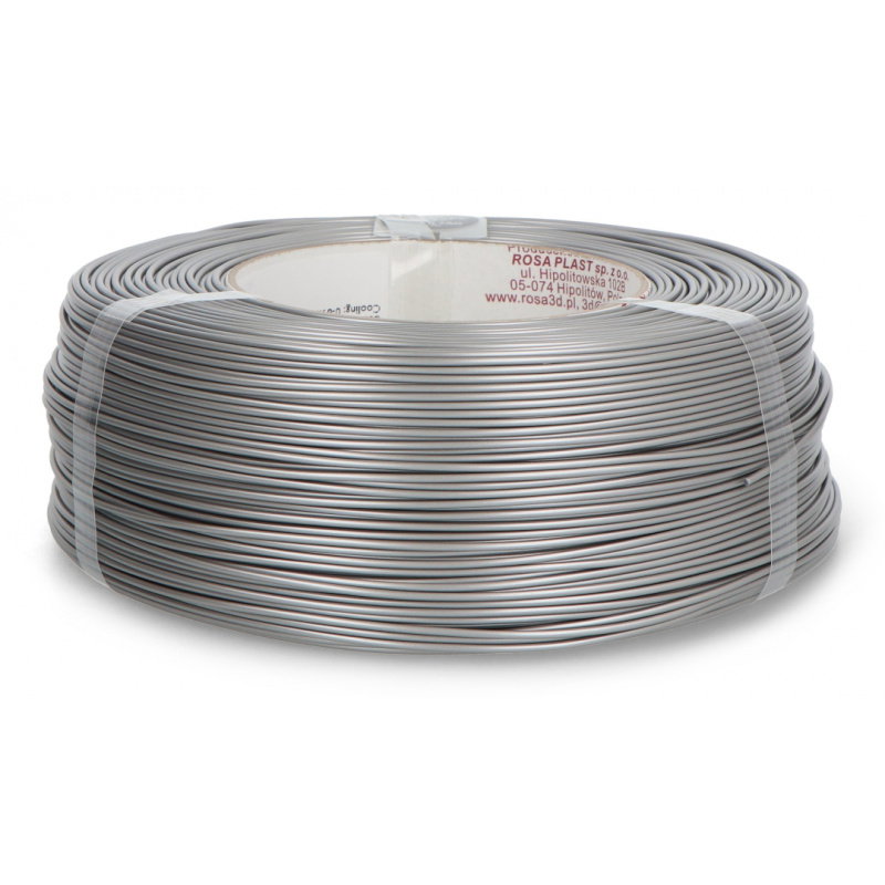 FILAMENT 3D ReFill PET-G Standard HS 1,75mm Aluminium 1kg