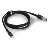 Kabel Lightning USB do USB-C 1m (szaro-czarny)