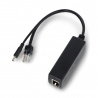 Power-over-Ethernet adapter