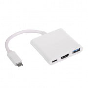 Hub USB Akyga AK-AD-57 USB type C (m) / USB 3.0 A (f) / USB
