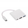Hub USB Akyga AK-AD-57 USB type C (m) / USB 3.0 A (f) / USB