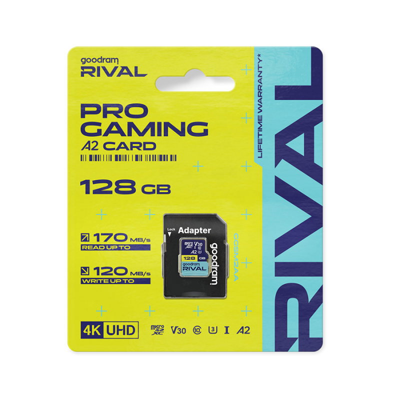 Goodram RIVAL M2AA microSD-Speicherkarte 128 GB 120 MB/s Klasse