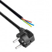 Kabel zasilający bez zakończenia Akyga AK-OT-01A CCA 3x0.5mm2