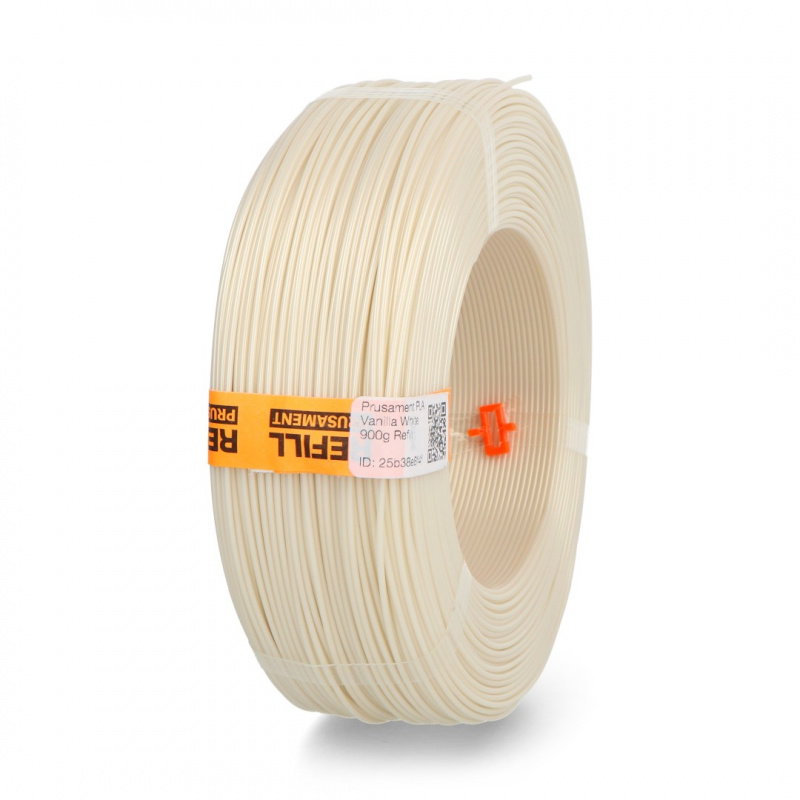 Prusa Refill PLA Filament 1,75mm 0,9kg - Vanille Weiß NFC