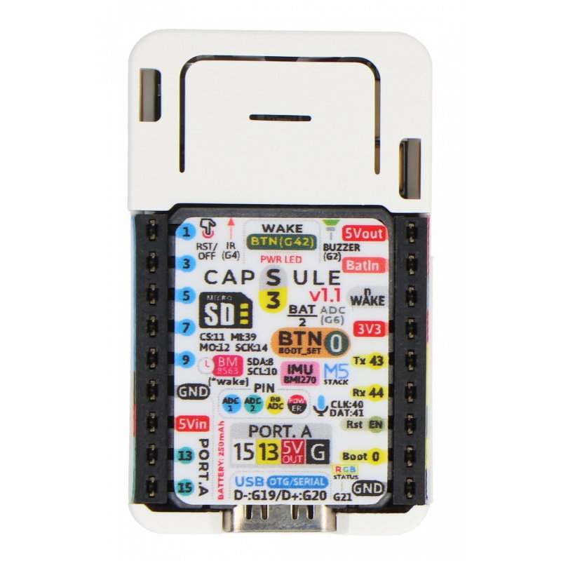 M5Capsule Kit - Entwicklungsboard mit M5Stamp S3A - M5Stack