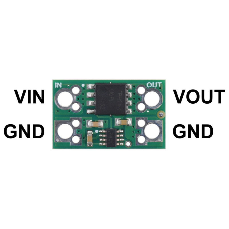 Verpolungsschutzmodul mit Ideal-Dioden-Funktion 4-60V 20A - Pololu 5388