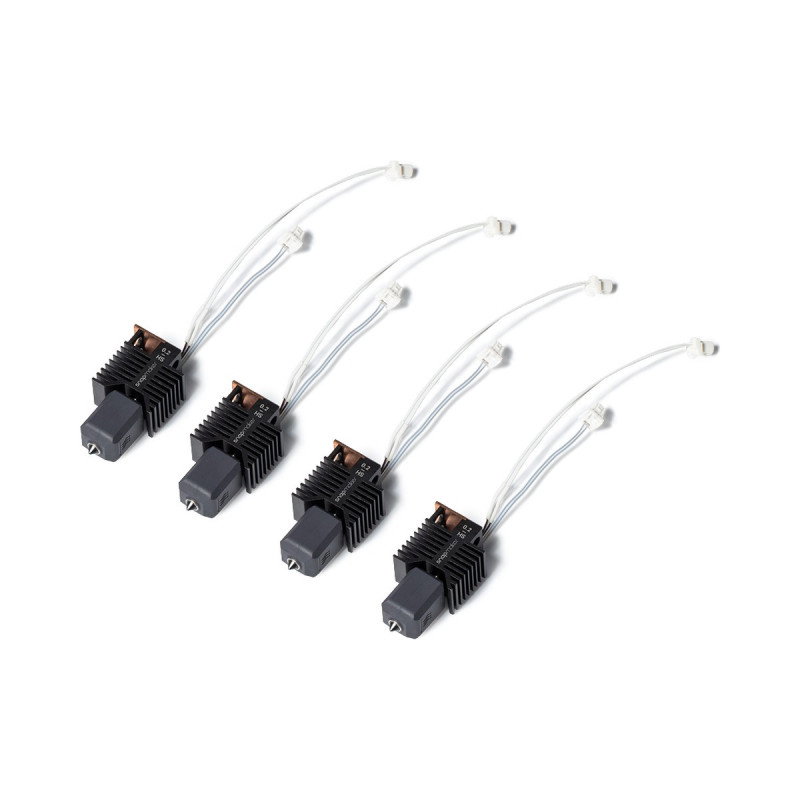 Hotend mit gehärteter Stahldüse für Snapmaker U1 3D-Drucker - 0,2 mm - 4 Stk.