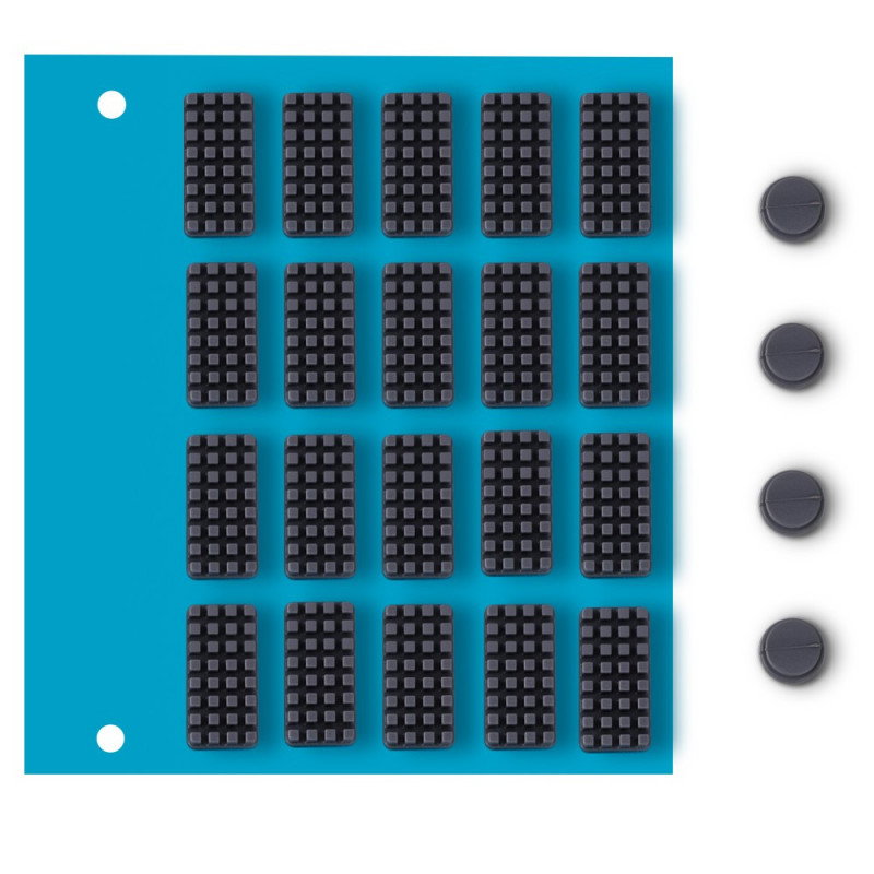 Düsenreinigungsbürsten und Parkpads für Snapmaker U1 3D-Drucker - 20 + 4 Stk.