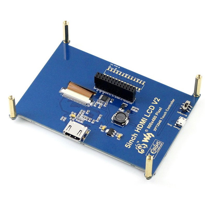 TFT 5 "800x480 Touchscreen für Raspberry Pi - GPIO