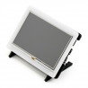 Gehäuse für Raspberry Pi und LCD TFT 5 '' USB - schwarz und weiß - Waveshare 11015
