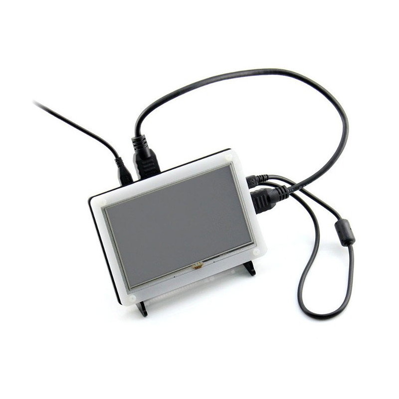 Transparentes Gehäuse für Raspberry Pi 2 / B + und TFT 5 '' LCD-Bildschirm