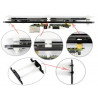 Kapazitiver 7-Zoll-TFT-LCD-Touchscreen, 1024 x 600 Pixel HDMI + USB für Raspberry Pi 2 / B + + Schwarz-Weiß-Gehäuse