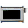 TFT LCD kapazitiver Touchscreen 7 '' 800x480px HDMI + USB für Raspberry Pi 2 / B + + Schwarz-Weiß-Gehäuse