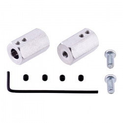 Sechskant Radadapter verlängert - 12mm / 6mm - 2 Stk