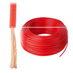 Installationskabel LgY 1x0,5 H05V-K - rot - 1m