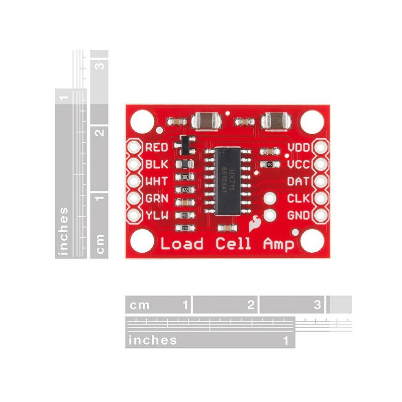 Verstärker für einen DMS-Balken HX711 - SparkFun