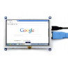 Resistiver Touchscreen LCD TFT 5 '' 800x480px HDMI + USB Rev. 2.1 für RaspberryPi 3/2/B+