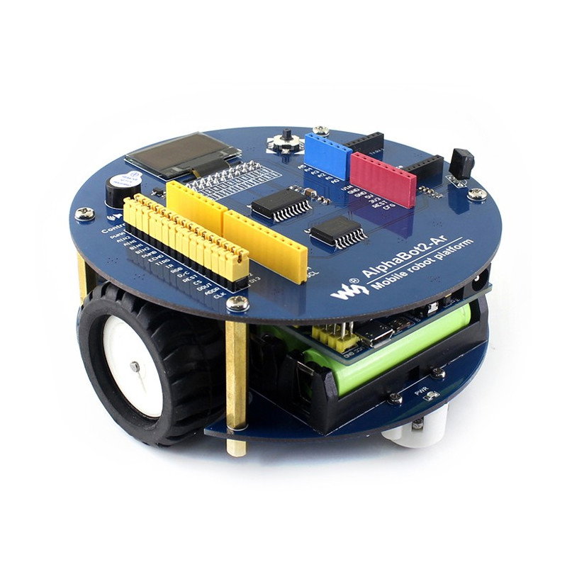 AlphaBot2 - Ar Acce Pack - 2-Rad-Roboterplattform mit Sensoren und DC-Antrieb und OLED-Display