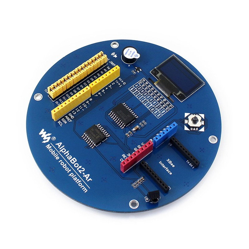 AlphaBot2 - Ar Acce Pack - 2-Rad-Roboterplattform mit Sensoren und DC-Antrieb und OLED-Display