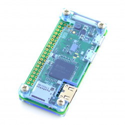 Raspberry Pi Zero Gehäuse - Fluo Open - blau