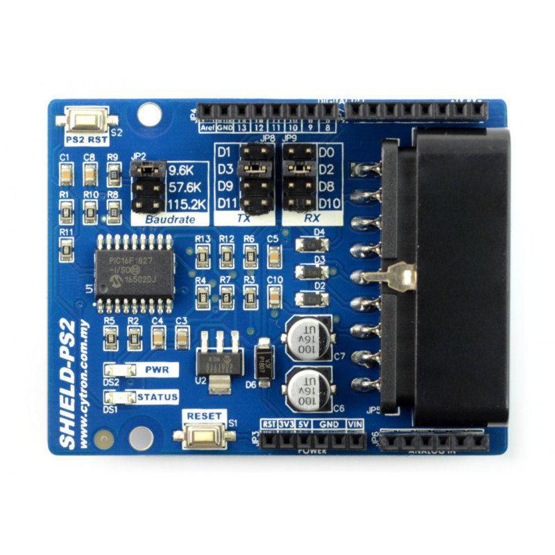 Cytron PS2 Shield - Shield für Arduino mit PS2-Controller-Anschluss
