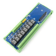 HAT-Abschirmung für RPI mit Relaismodul 8 Kanäle mit Optoisolation - 5A / 250VAC / 30VDC Kontakte - 5V Spule