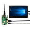 Kapazitiver IPS-LCD-Touchscreen 11,6 '' (D) 1920x1080px HDMI + USB für Raspberry Pi 3B + / 3B / 2B / Zero schwarzes Gehäuse