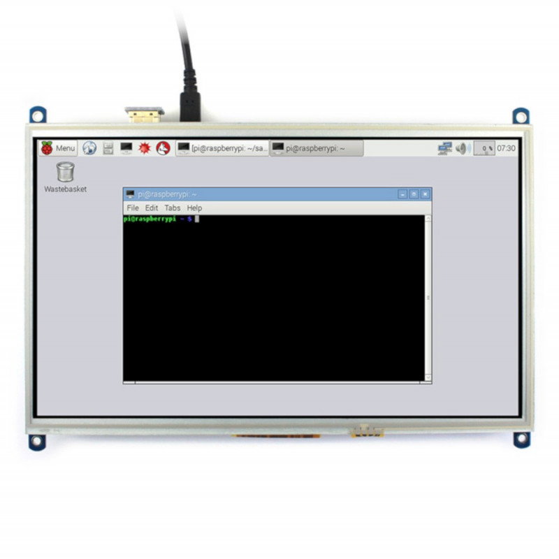 LCD TFT 10.1 '' 1024x600px resistiver Touchscreen für Raspberry Pi 3/2 / B +