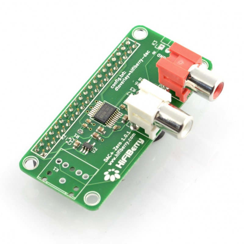 HiFiBerry DAC+ Zero - Soundkarte für Raspberry Pi 3/2/B+/A+/Zero*