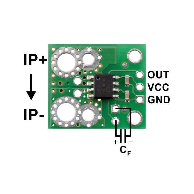 Stromsensor ACHS-7123 -30A bis + 30A - Pololu-Modul