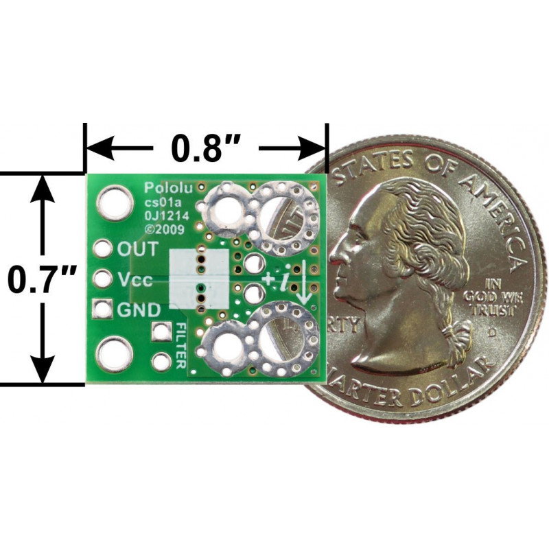 Stromsensor ACHS-7123 -30A bis + 30A - Pololu-Modul