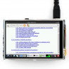 Touchscreen - resistives LCD TFT 3,5 '' 320x480px GPIO für Raspberry Pi
