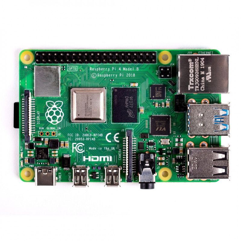 Raspberry Pi 4 Modell B WiFi Dual Band Bluetooth 1 GB RAM 1,5 GHz