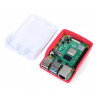 Offizielles Raspberry Pi Model 4B Gehäuse – rot und weiß