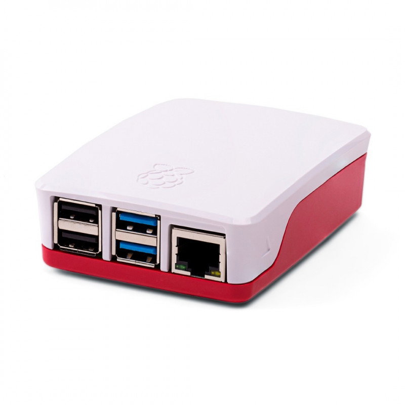 Satz Raspberry Pi 4B WiFi 1GB RAM - Offiziell - mit Graphitgehäuse