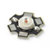 1 W IR Power LED Star - Infrarot 940 nm mit Kühlkörper
