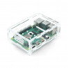 Raspberry Pi Model 4B Gehäuse mit Kamerahalterung - transparent
