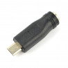 Adapter 5,5 / 2,1 mm Buchse - MicroUSB-Stecker