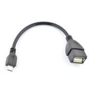 OTG-Host-microUSB-USB-Akyga-Adapter - 0,15 m