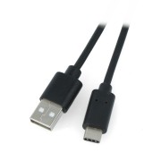 Lanberg USB Typ A - C 2.0 schwarzes QC 3.0-Kabel - 1,8 m
