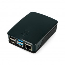 Offizielles Raspberry Pi Model 4B Gehäuse – rot und weiß