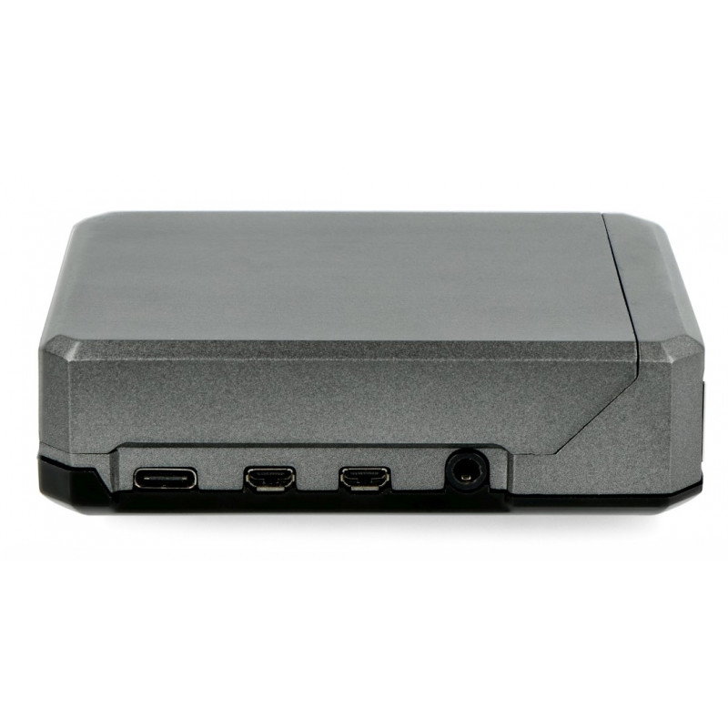 Aluminiumgehäuse für Raspberry Pi 4B - Argon Neo - grau
