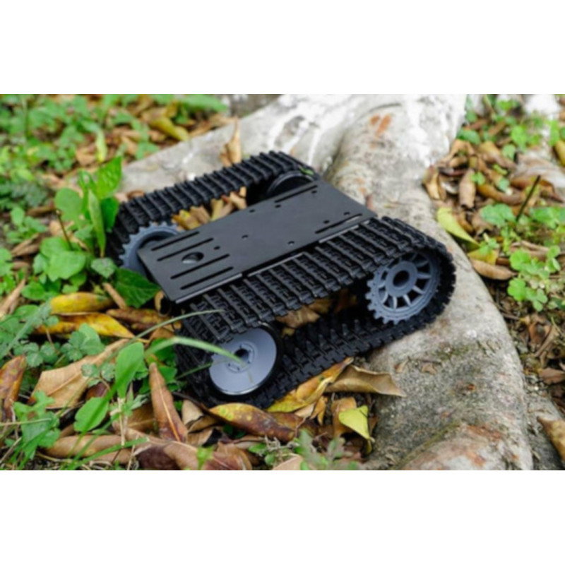 DFRobot Black Gladiator - Kettenroboter-Chassis mit Antrieb
