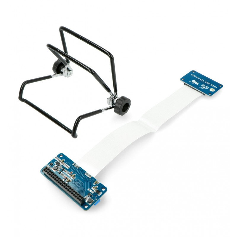 Waveshare DPI-Bildschirm - LCD IPS 5 '' 800x480px für Raspberry Pi 4B / 3B + / 3B / Zero