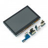 Waveshare B Touchscreen, kapazitives LCD 4,3 '' IPS 800x480px HDMI + USB für Raspberry Pi 4B / 3B / 3B + Zero