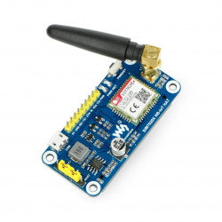 Waveshare NB-IoT HAT - GPS / GSM SIM7020E - Schild für Raspberry Pi 4B / 3B + / 3B / 2B / Zero