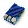 Gehäuse für Raspberry Pi 4B - Aluminium - Blau