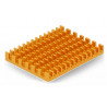 Kühlkörper 40x30x5mm für Raspberry Pi 4 mit Wärmeleitband - Gold