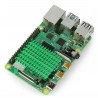 Kühlkörper 40x30x5mm für Raspberry Pi 4 mit Wärmeleitband - grün