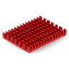 Kühlkörper 40x30x5mm für Raspberry Pi 4 mit Wärmeleitband - rot